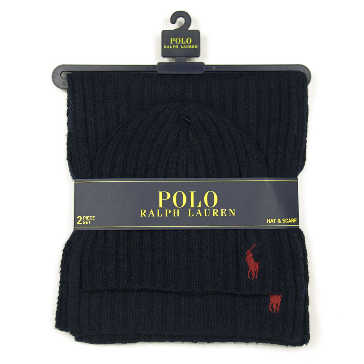 ポロ ラルフローレン セット マフラー ニットキャップ メンズ レディース 正規品 POLO RALPH LAUREN マフラー 帽子セット KNIT SCARF クリスマス プレゼント ラッピング POLO RALPH LAUREN（ポロ・ラルフローレン） ポロ ラルフローレン