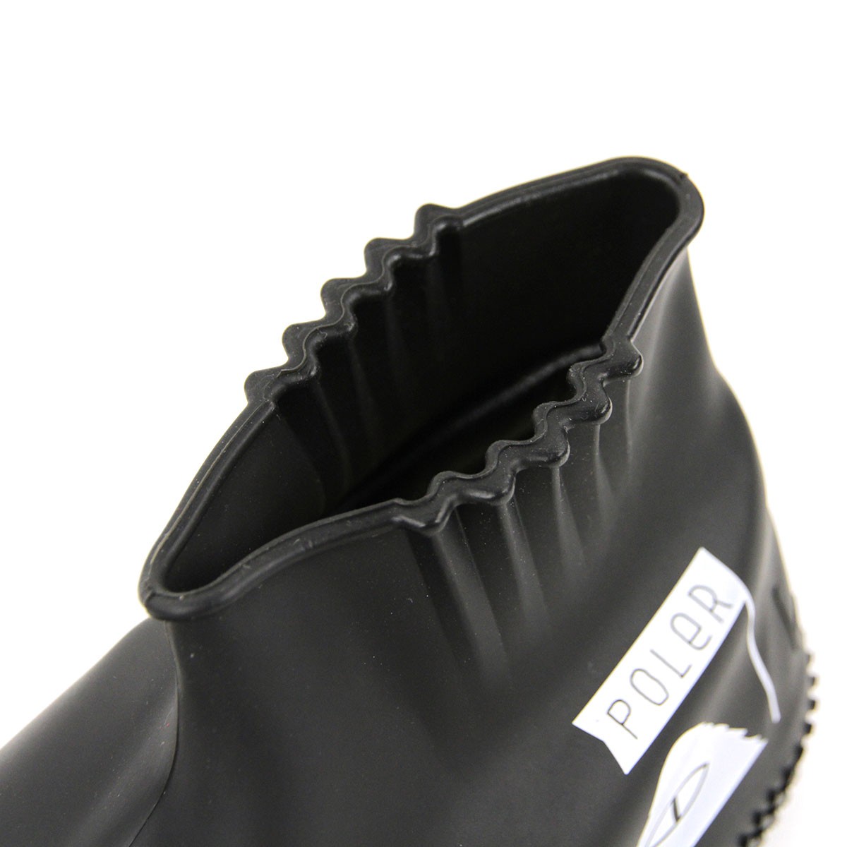 ポーラー シューズカバー 正規販売店 POLER レインシューズカバー 防水 シリコンシューズカバー SILICON RAIN SHOES COVER【M】22cm〜25cm 【L】25〜28cm 55400002-BLK BLACK