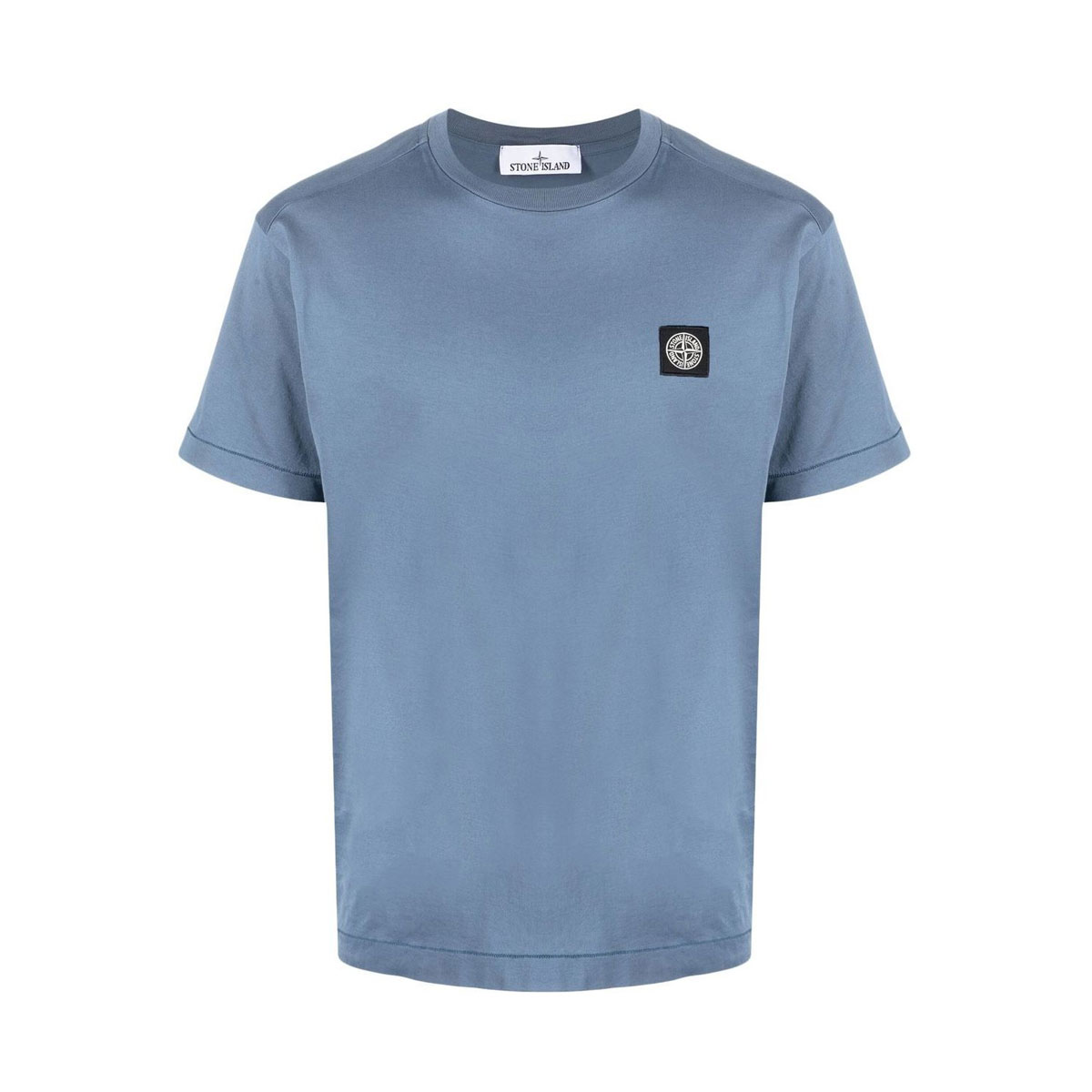 [ストーンアイランド] レギュラーフィットロゴ コットンTシャツ ストーンアイランド(STONE ISLAND) メンズTシャツ・カットソー