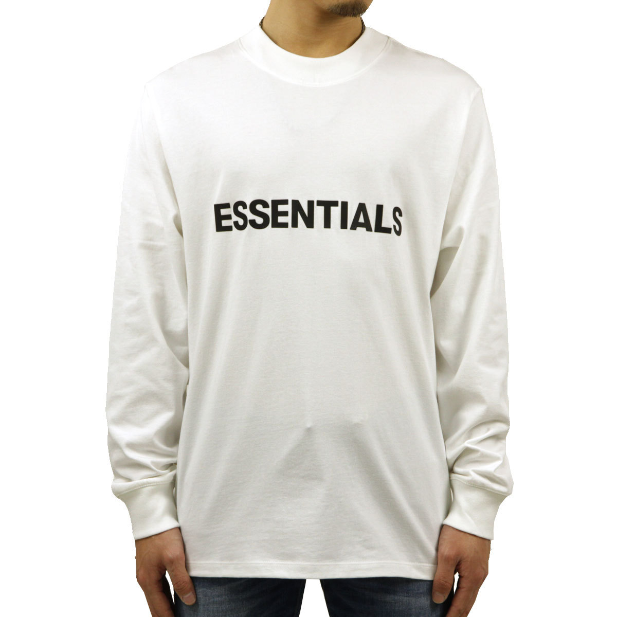 フィアオブゴッド fog essentials Tシャツ メンズ 正規品 FEAR OF GOD エッセンシャルズ 長袖Tシャツ ロゴ クルーネック FOG ESSENTIALS LONG SLEEVE T-SHIRT｜mixon｜02