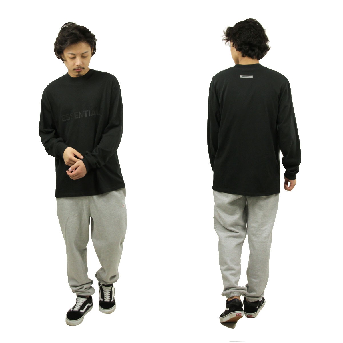 フィアオブゴッド　エッセンシャルズ　ロンT 楽天市場】エッセンシャルズ ロンT Tシャツ 長袖 バックプリント