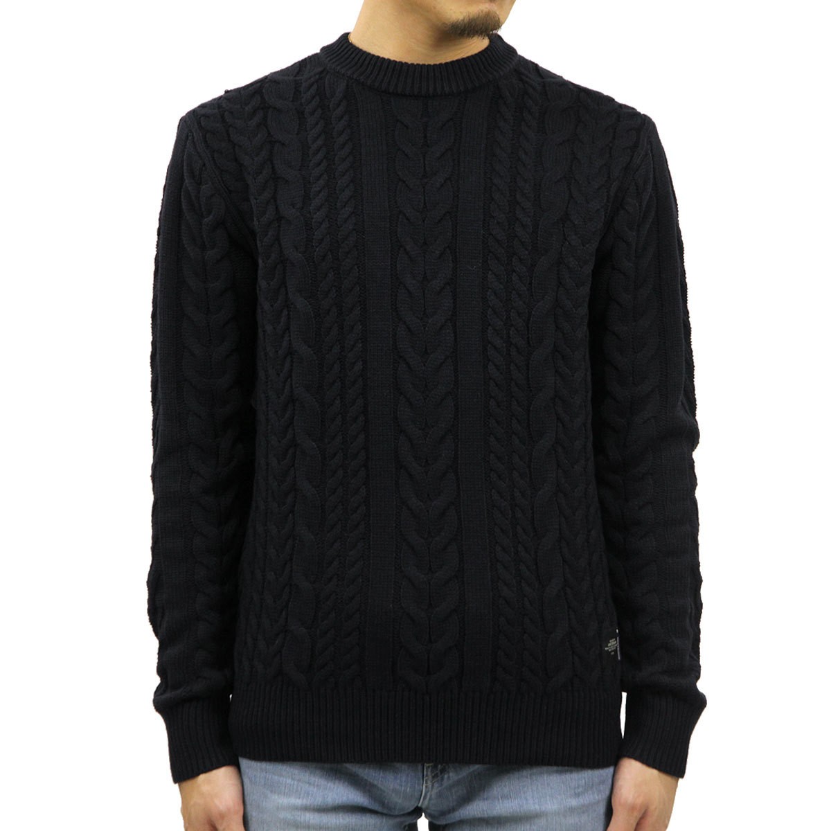 スコッチアンドソーダ セーター メンズ 正規販売店 SCOTCH＆SODA クルーネックセーター SEASONAL MONSANTO CREWNECK M 158631 0002 25431 78 NIGHT クリスマス プレゼント ラッピング SCOTCH＆SODA（スコッチアンドソーダ） セーター メンズ 正規販売店