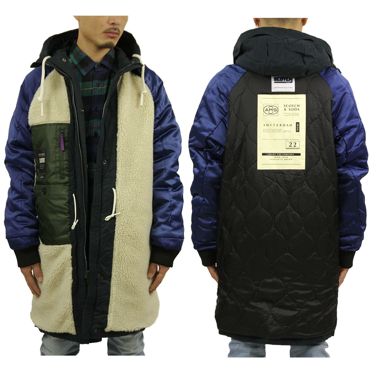 美品『SCOTCH＆SODA　スコッチアンドソーダ』モッズコート SCOTCH＆SODA 【ボーナスストア 誰でも+5% 8/15 0:00〜8/18 23