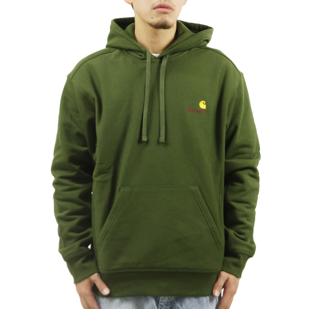 カーハート メンズ パーカー 正規品 CARHARTT WIP フーディー プルオーバー ロゴ HOODED CARHARTT SWEATSHIRT BL クリスマス プレゼント ラッピング Carhartt（カーハート） メンズ プルオーバーパーカー 正規品 CARHARTT