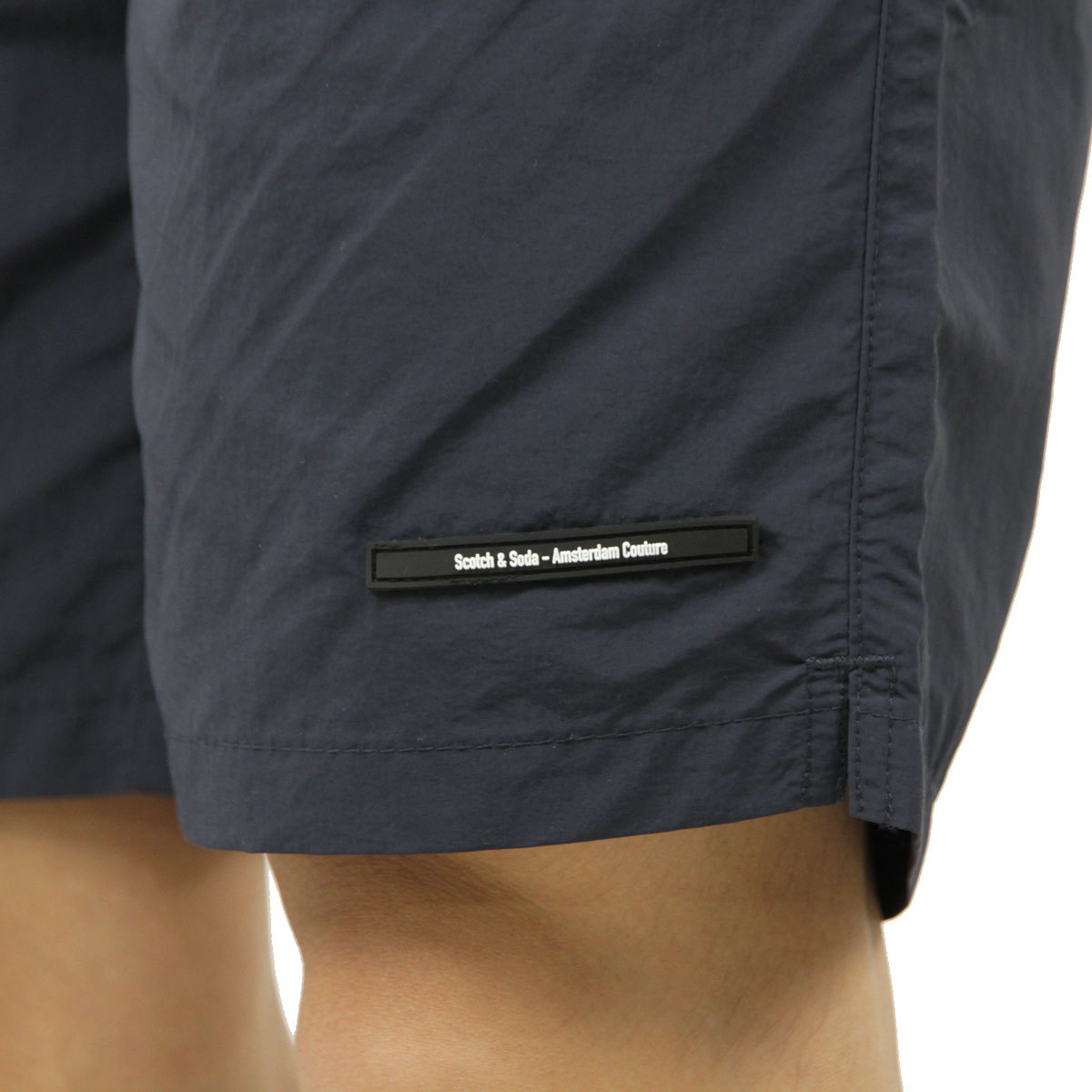 スコッチアンドソーダ 水着 メンズ 正規販売店 SCOTCH＆SODA スイムパンツ 無地 LONG LENGTH - SOLID RECYCLED NYLON SWIM SHORT PANTS 160606 0415 38605 76 GRAPHIT