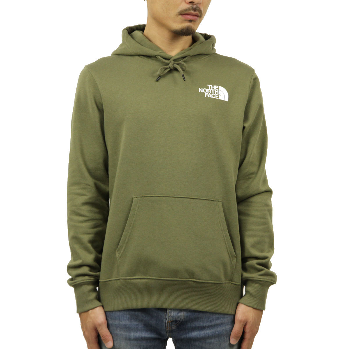 ノースフェイス パーカー メンズ 正規品 THE NORTH FACE プルオーバーパーカー バックプリント BOX NSE PULLOVER  HOODIE NF0A4761 BURNT OLIVE GREEN