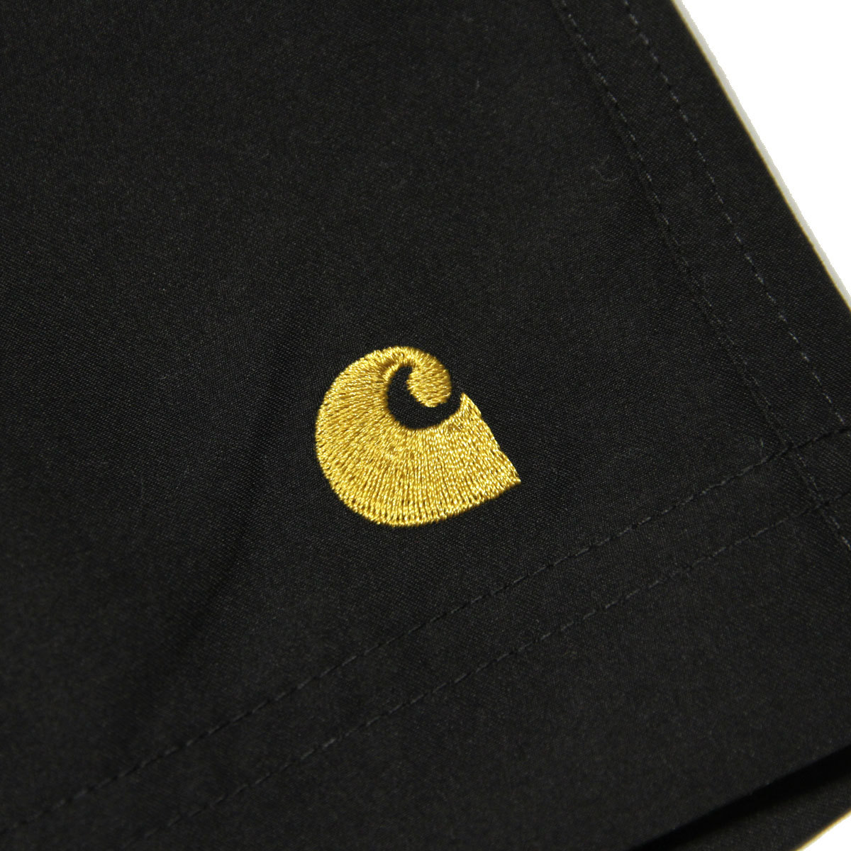 カーハート 水着 メンズ 正規販売店 CARHARTT WIP スイムパンツ ボトムス CHASE SWIM TRUNKS PANTS BLACK / GOLD I026235 89