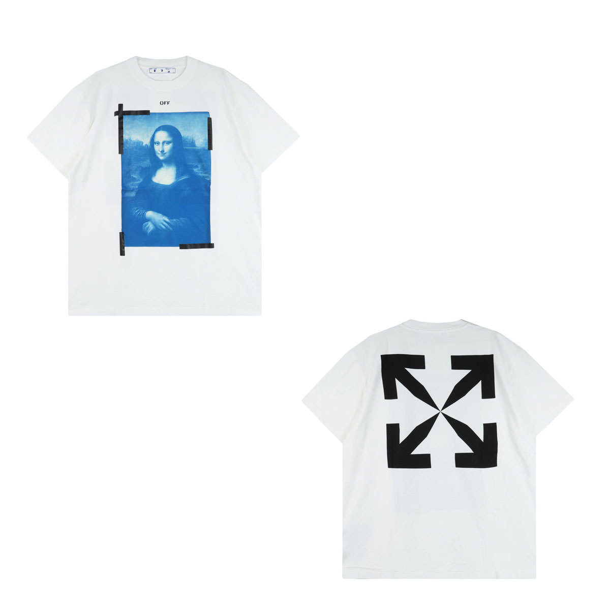 オフホワイト Tシャツ メンズ 正規品 OFF-WHITE 半袖Tシャツ バック