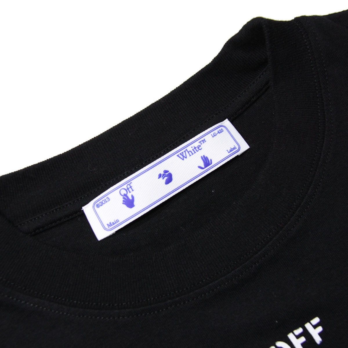 オフホワイト Tシャツ メンズ 正規品 OFF-WHITE 半袖Tシャツ バック