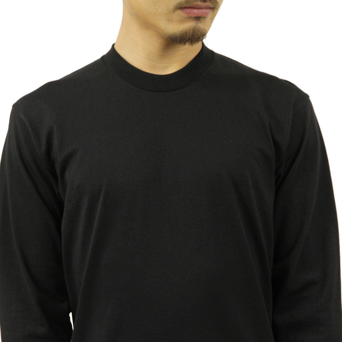 プロクラブ ロンT メンズ 正規販売店 PROCLUB 長袖Tシャツ クルーネック長袖Tシャツ HEAVY WEIGHT COTTON LONG SLEEVE CREW NECK T-SHIRT BLACK #114