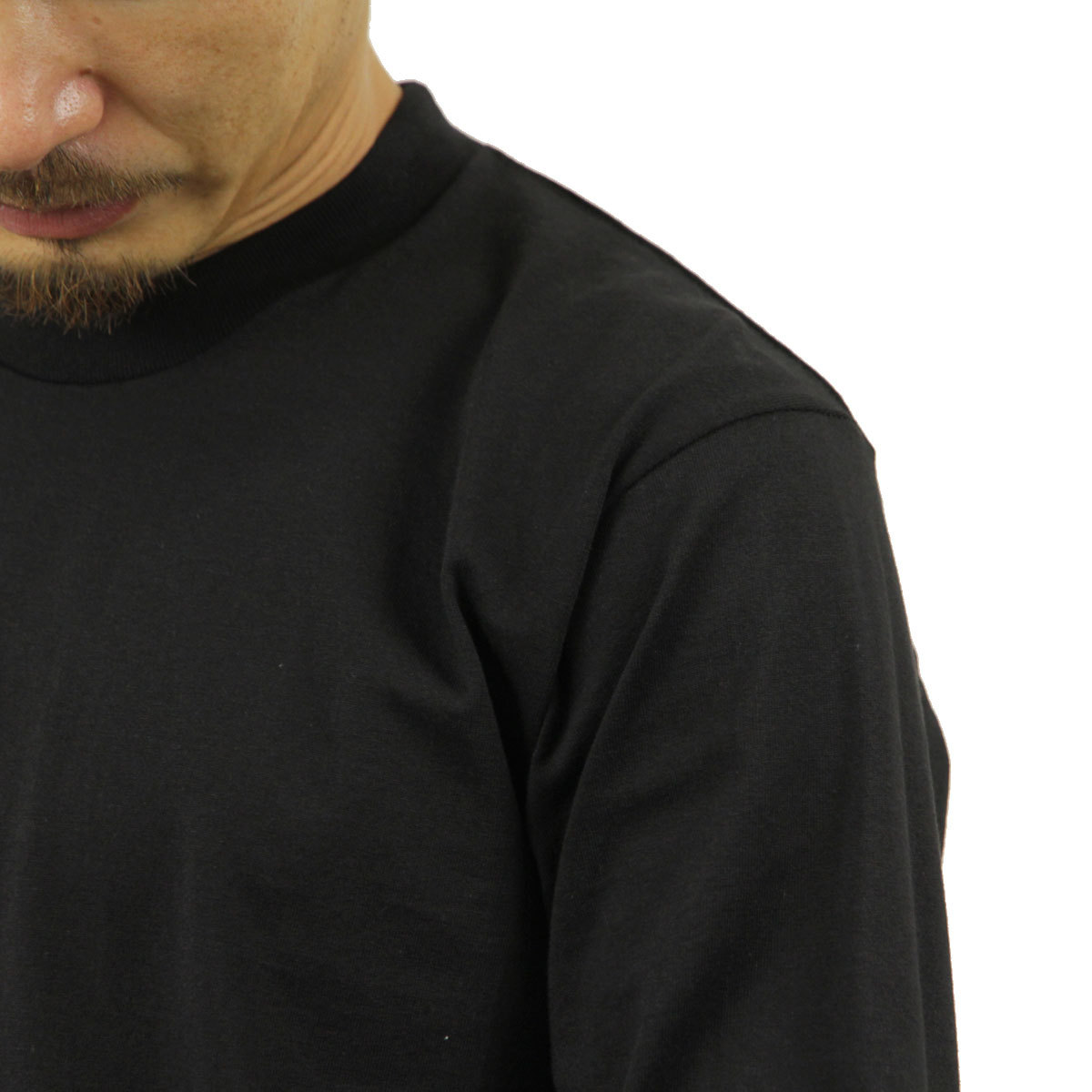 プロクラブ ロンT メンズ 正規販売店 PROCLUB 長袖Tシャツ クルーネック長袖Tシャツ HEAVY WEIGHT COTTON LONG SLEEVE CREW NECK T-SHIRT BLACK #114