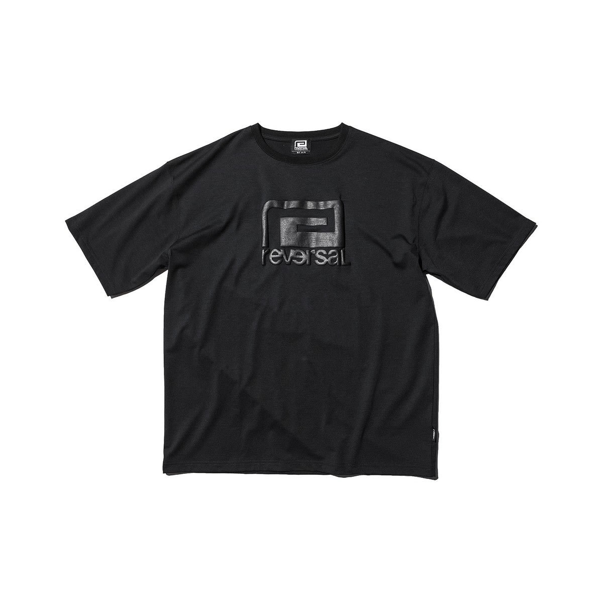 REVERSAL リバーサル　半袖スウェット Tシャツ クルーネック 黒 パイル reversal リバーサル Tシャツ メンズ 正規販売店 REVERSAL rvddw