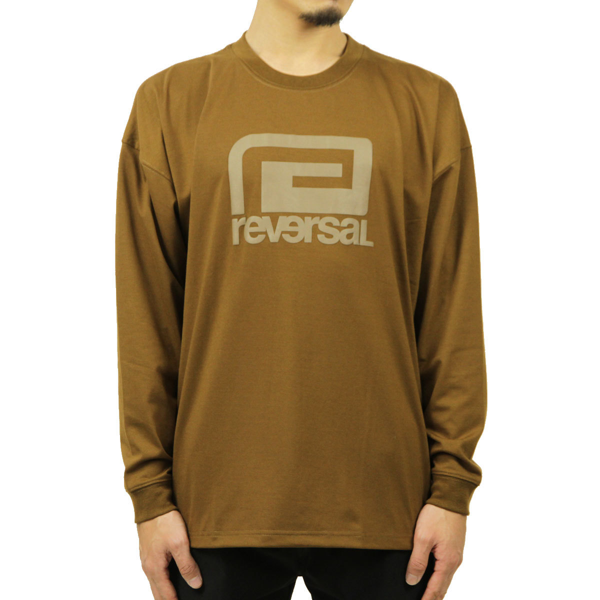 リバーサル ロンT メンズ 正規販売店 REVERSAL クルーネック 長袖Tシャツ ロゴTシャツ PEMVS PUFF LOGO LONG SLEEVE  父の日 プレゼント ラッピング｜mixon｜03