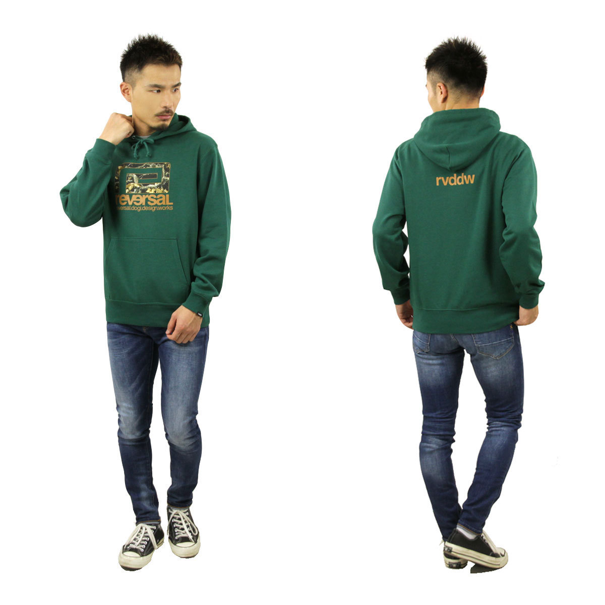 【完売一点限り】reversal リバーサル　テックプルオーバーパーカー　カーキ 完売一点限り】reversal リバーサル テックプルオーバーパーカー