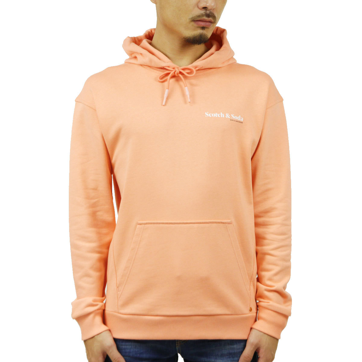 スコッチアンドソーダ パーカー メンズ 正規販売店 SCOTCH＆SODA プルオーバーパーカー ORGANIC FELPA HOODED SWEAT D 162346