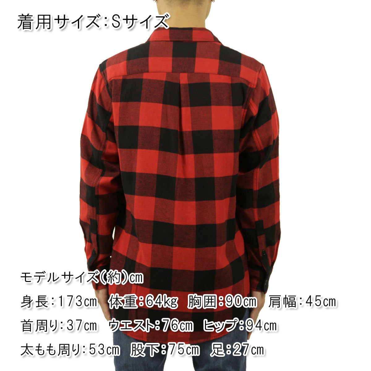 ヌーディージーンズ シャツ メンズ 正規販売店 Nudie Jeans ネルシャツ フランネルシャツ 長袖シャツ GABRIEL BUFFALO  CHECK SHIRT POPPY RED R35 140665