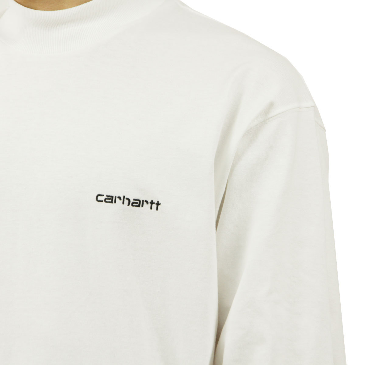 Carhartt Script モックネック Tシャツ 長袖 2色 送料込み カーハート ロンT メンズ 正規品 CARHARTT WIP 長袖Tシャツ
