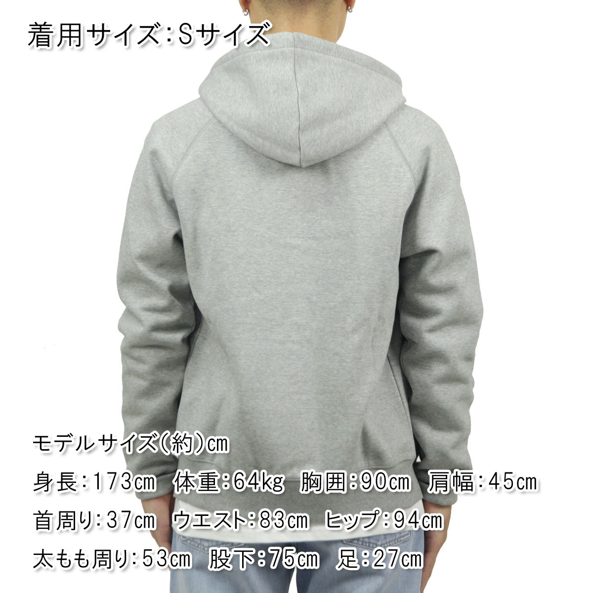 Carhartt グレー フード付きパーカー Carhartt（カーハート） メンズ ジップアップパーカー 正規品 CARHARTT