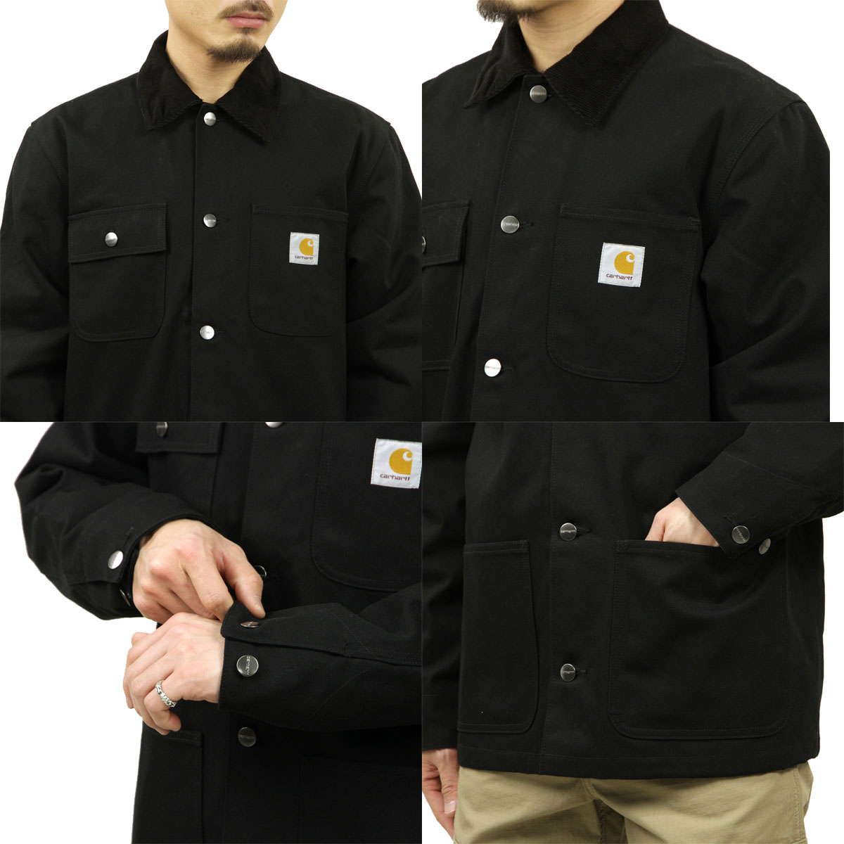 Carhartt MICHIGAN COAT - Black XL カーハート Carhartt WIP Michigan Coat | Black (rigid) – Page Michigan