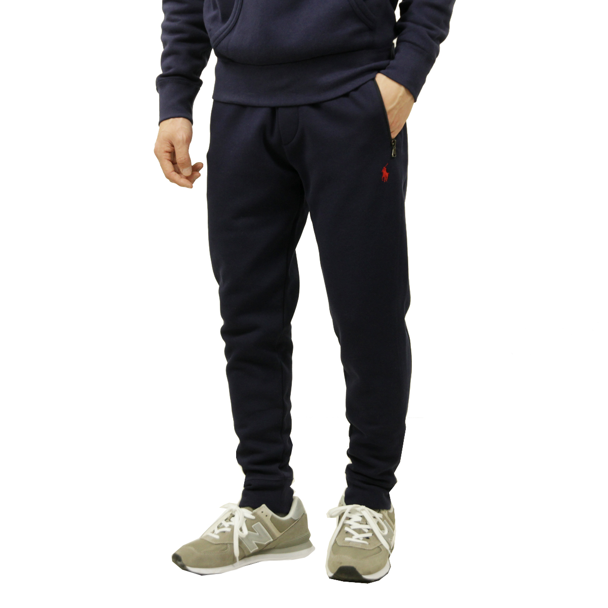 ポロ ラルフローレン ジョガーパンツ メンズ 正規品 POLO RALPH LAUREN ボトムス スウェットパンツ MESH DOUBLE KNIT  TECH SWEAT PANTS K214SC94 CRUISE NAVY