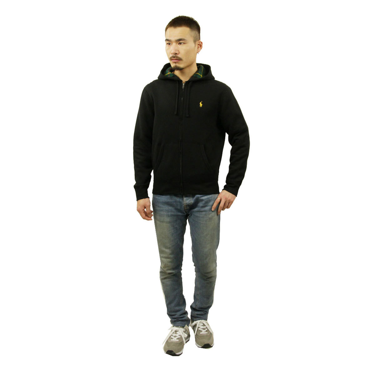 POLO黒ジップパーカー LEVI'S501濃紺デニムのセットメンズxs s相当 Polo by POLO黒ジップパーカー LEVI'S501濃紺デニムのセットメンズxs s相当 Polo by