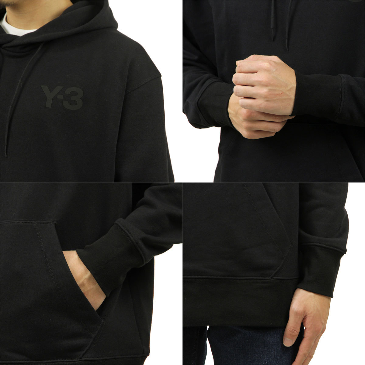 Y-3 ワイスリー パーカー メンズ 正規品 プルオーバーパーカー M