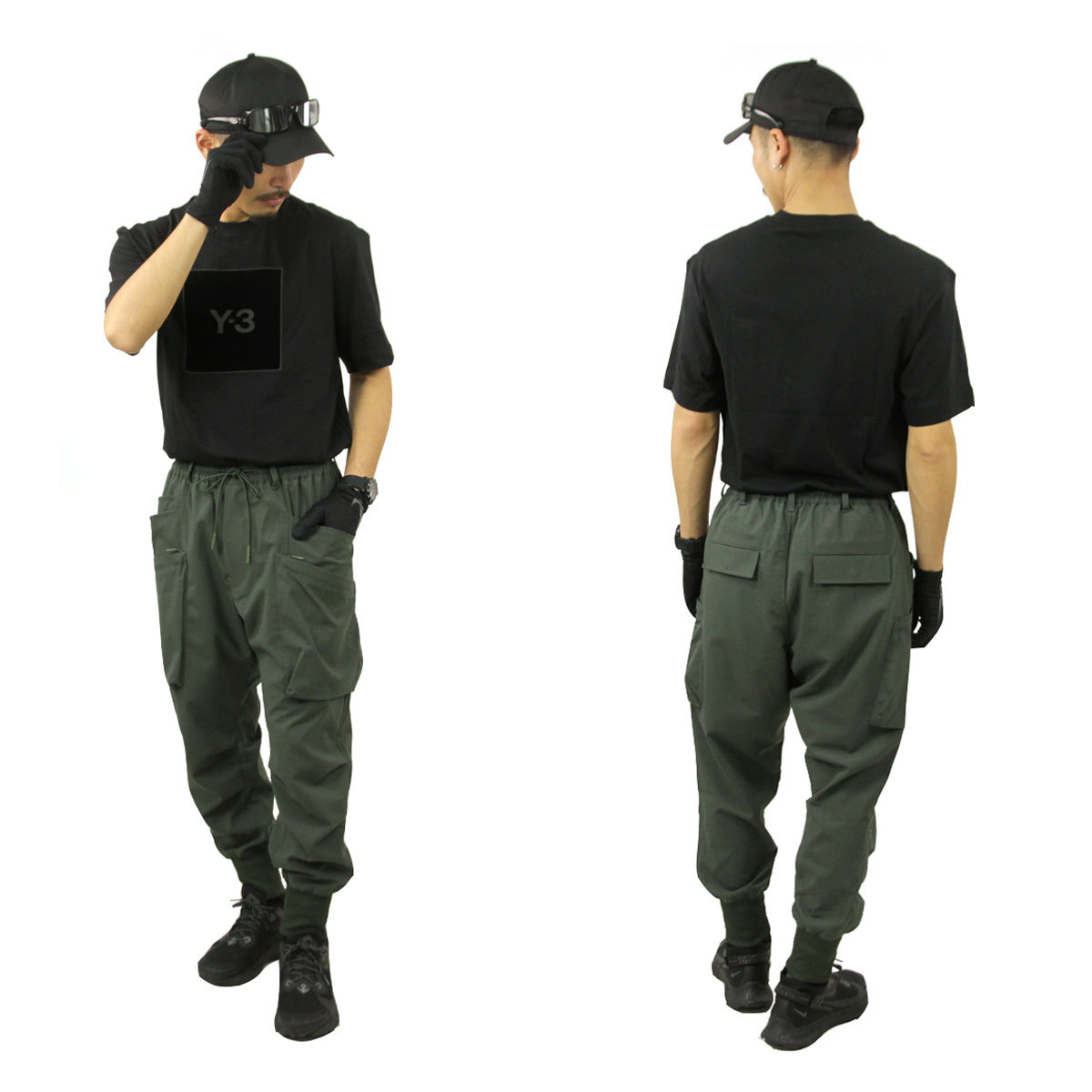 Y-3 ワイスリー ボトムス メンズ 正規品 ナイロンパンツ カーゴパンツ