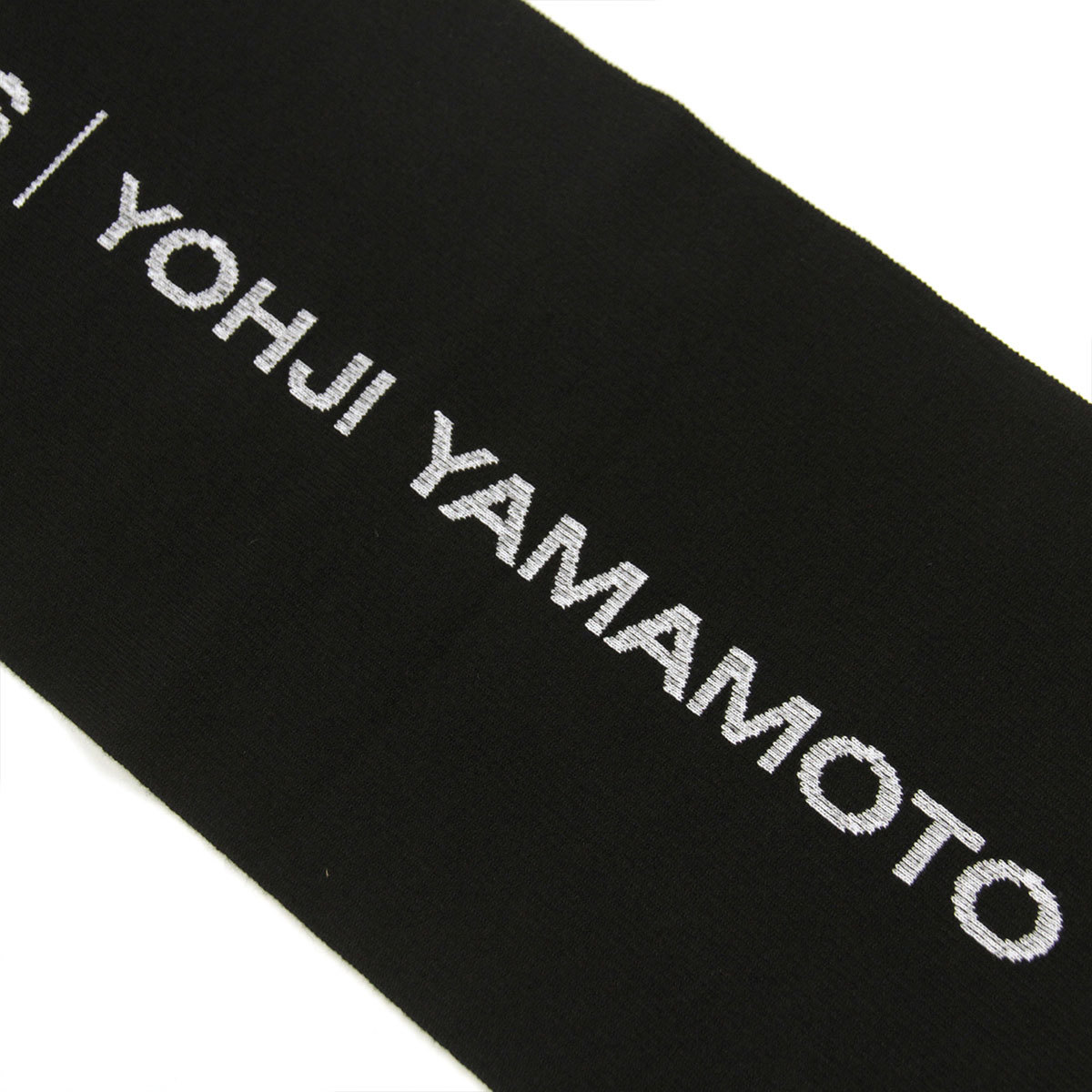 83◇Y-3 ロゴマフラー ブラック TS0801-5 83◇Y-3 ロゴマフラー ブラック TS0801-5