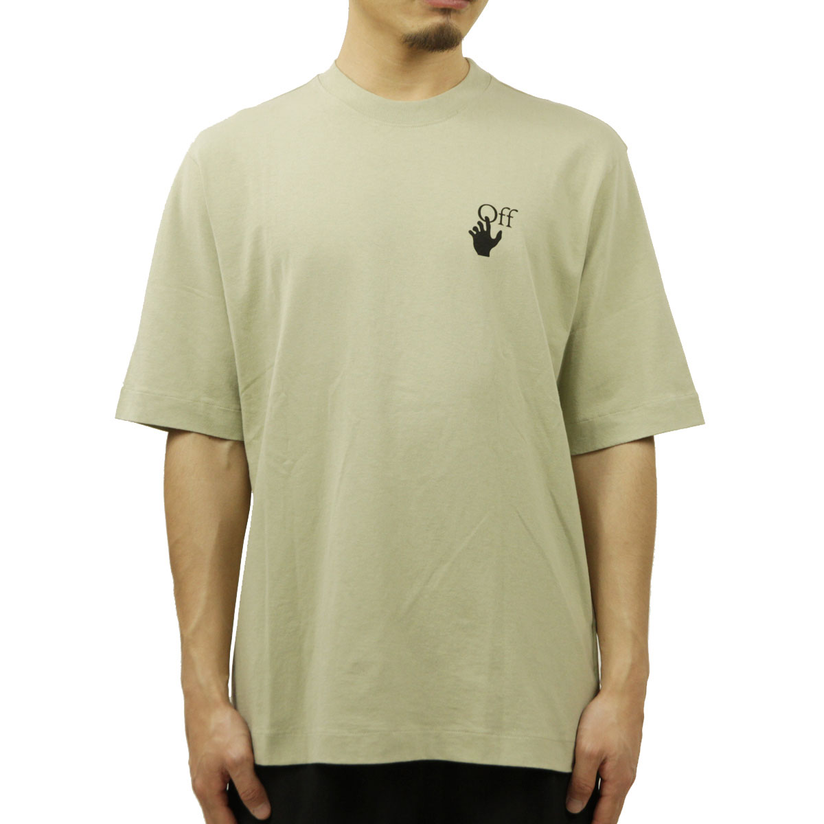 オフホワイト Tシャツ メンズ 正規品 OFF-WHITE 半袖Tシャツ バック