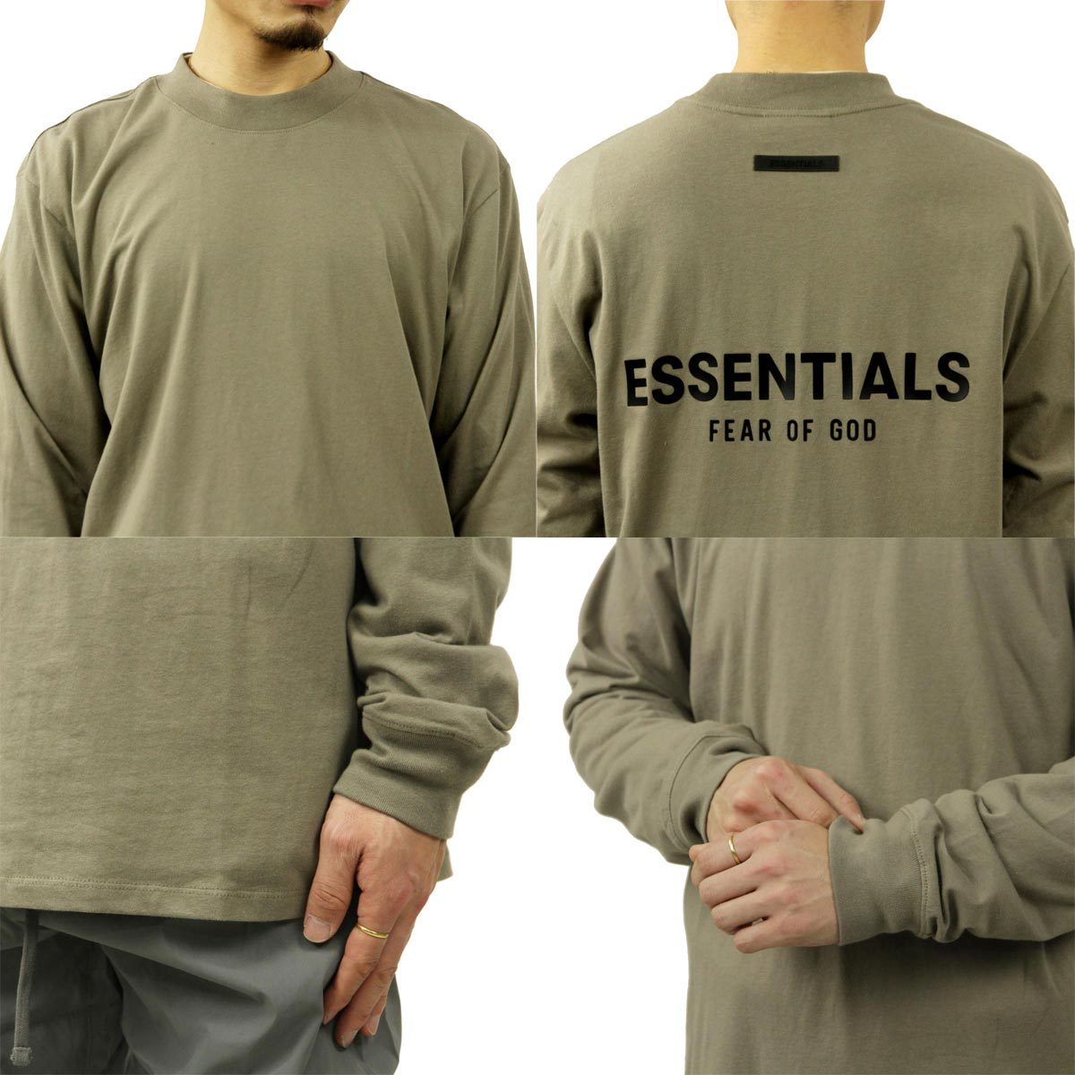エッセンシャルズ ロンティー Fearof God 楽天市場】エッセンシャルズ ロンT Tシャツ 長袖 バックプリント