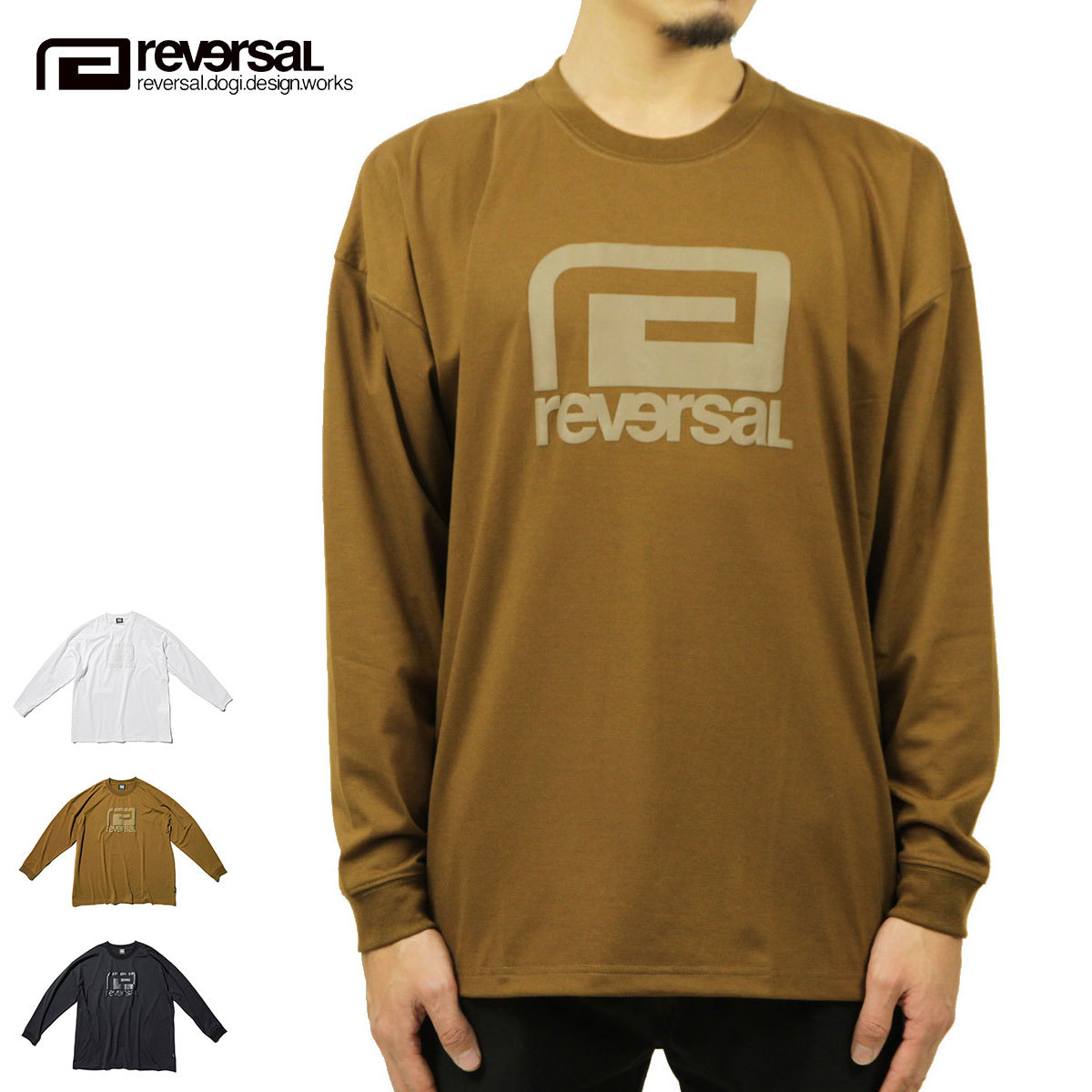 reversal リバーサル ロンT メンズ 正規販売店 REVERSAL クルー