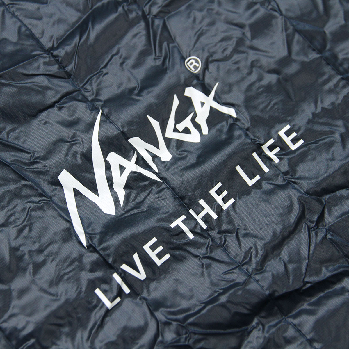 ナンガ バッグ 正規販売店 NANGA エコバッグ コンパクト NANGA POCKETABLE ECO BAG (LIVE THE LIFE) NVY NAVY