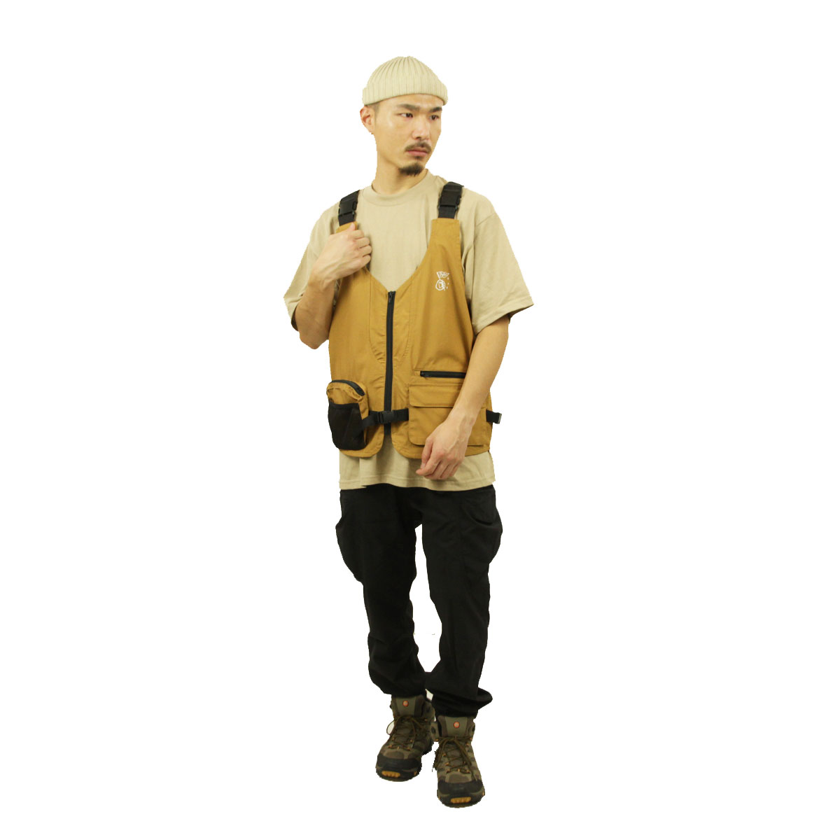 POLER フィッシングベスト M ブラック POLeR（ポーラー）の「POLeR/ポーラー MULTI POCKET VEST