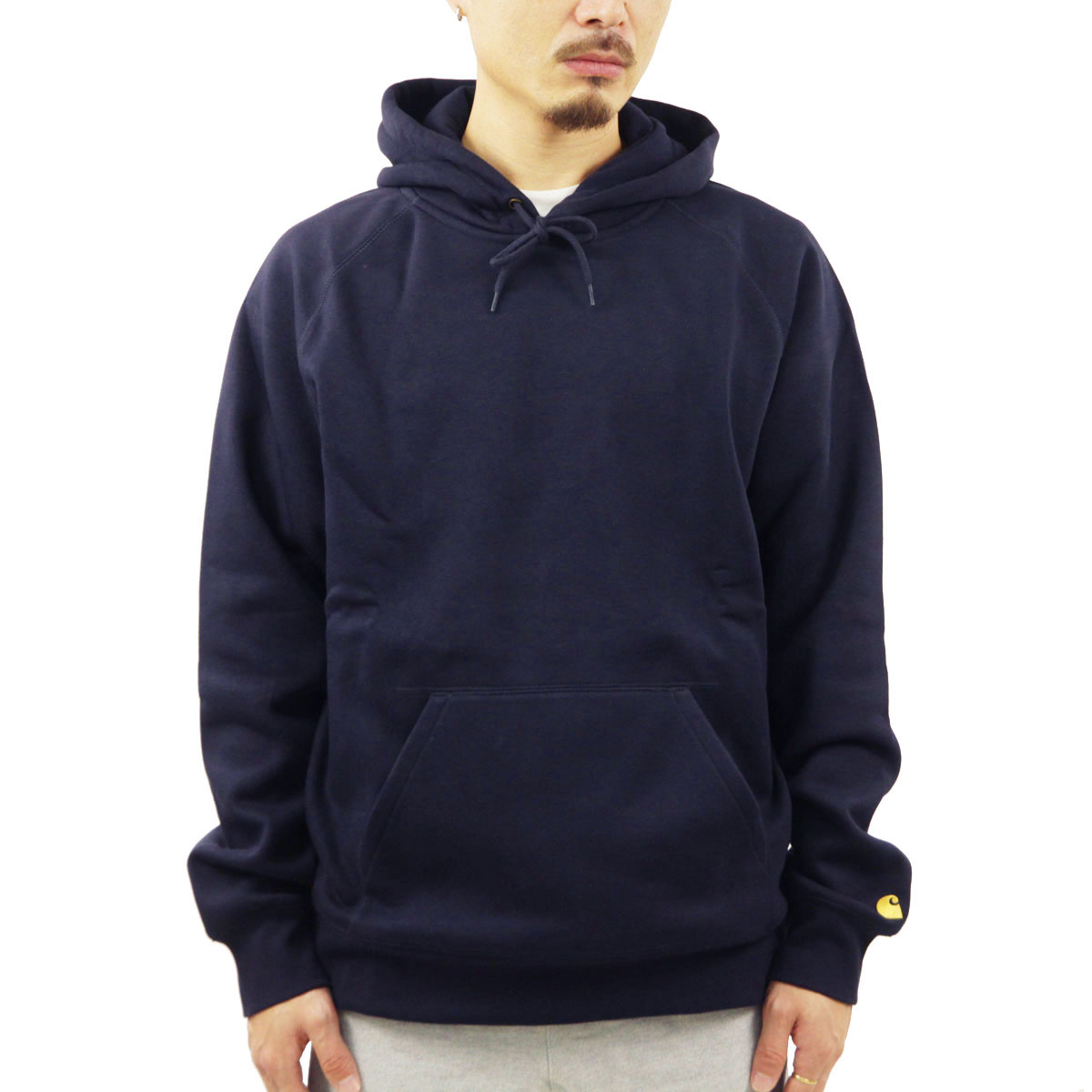 カーハート パーカー メンズ 正規品 CARHARTT WIP ワンポイント ロゴ