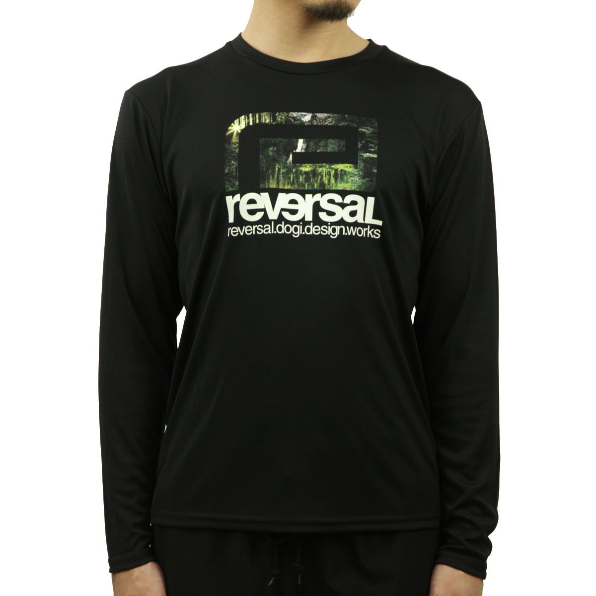 reversal（リバーサル） メンズ ロンT 正規販売店 ロゴ ドライTシャツ