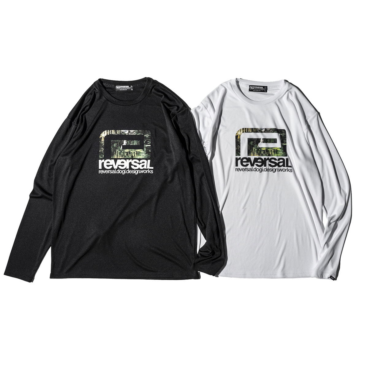 reversal（リバーサル） メンズ ロンT 正規販売店 ロゴ ドライTシャツ