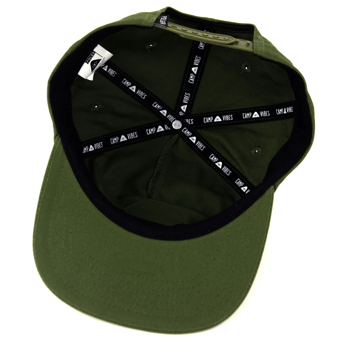 ポーラー メンズ レディース キャップ 正規販売店 POLER 帽子 CAMPING STUFF PATCH HAT 233ACU7003 OLIVE