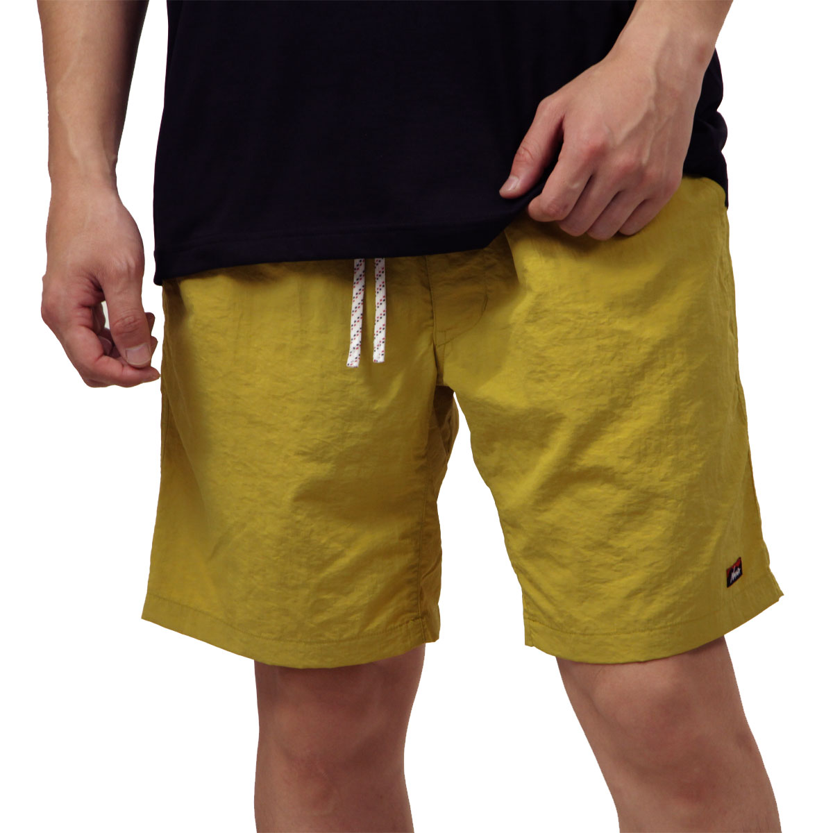ナンガ メンズ ショートパンツ 正規販売店 NANGA ナイロン ハーフパンツ NYLON TUSSER EASY SHORTS YEL YELLOW NW2321-1I512