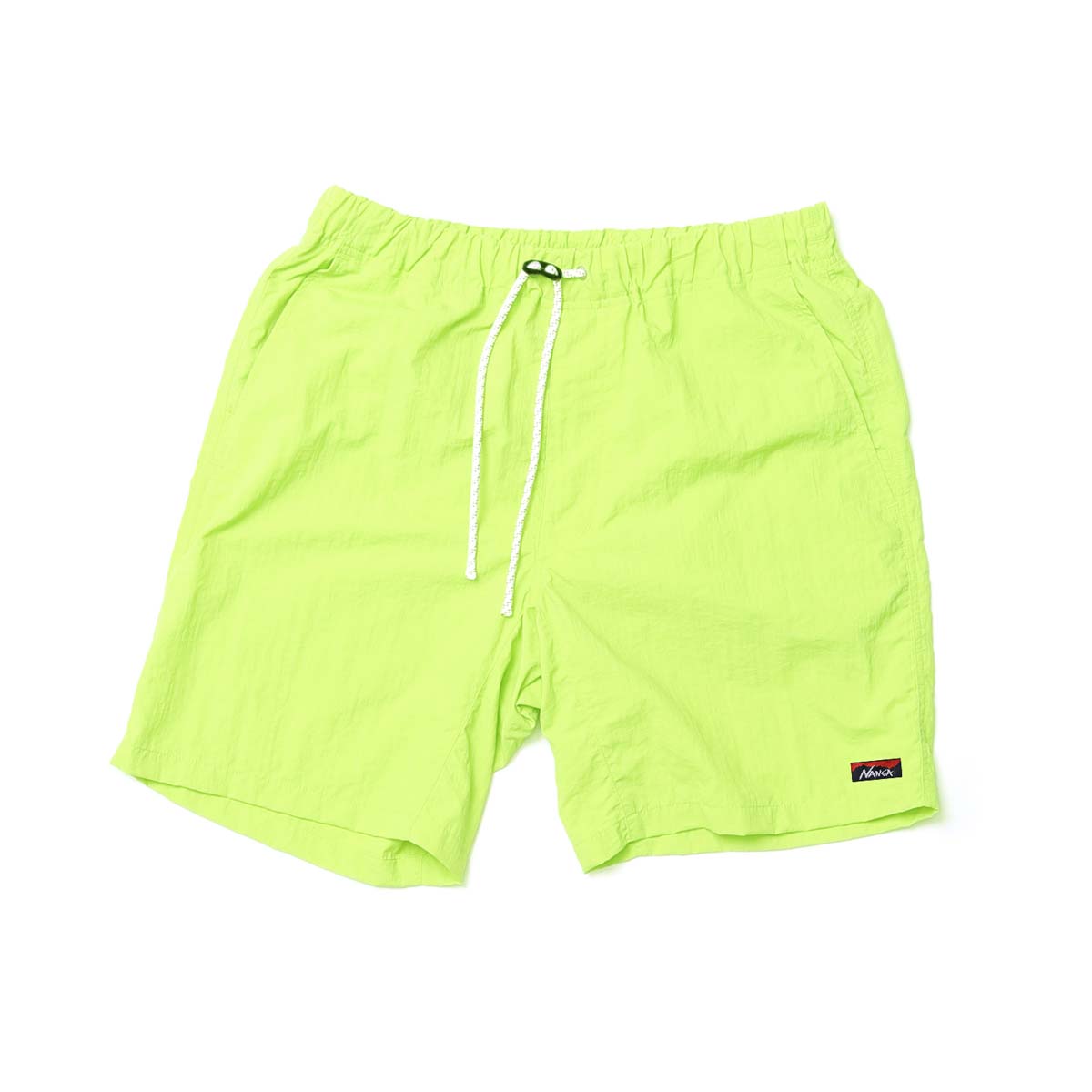 ナンガ メンズ ショートパンツ 正規販売店 NANGA ナイロン ハーフパンツ 短パン NYLON TUSSER EASY SHORTS NW2221-1I502 LIME