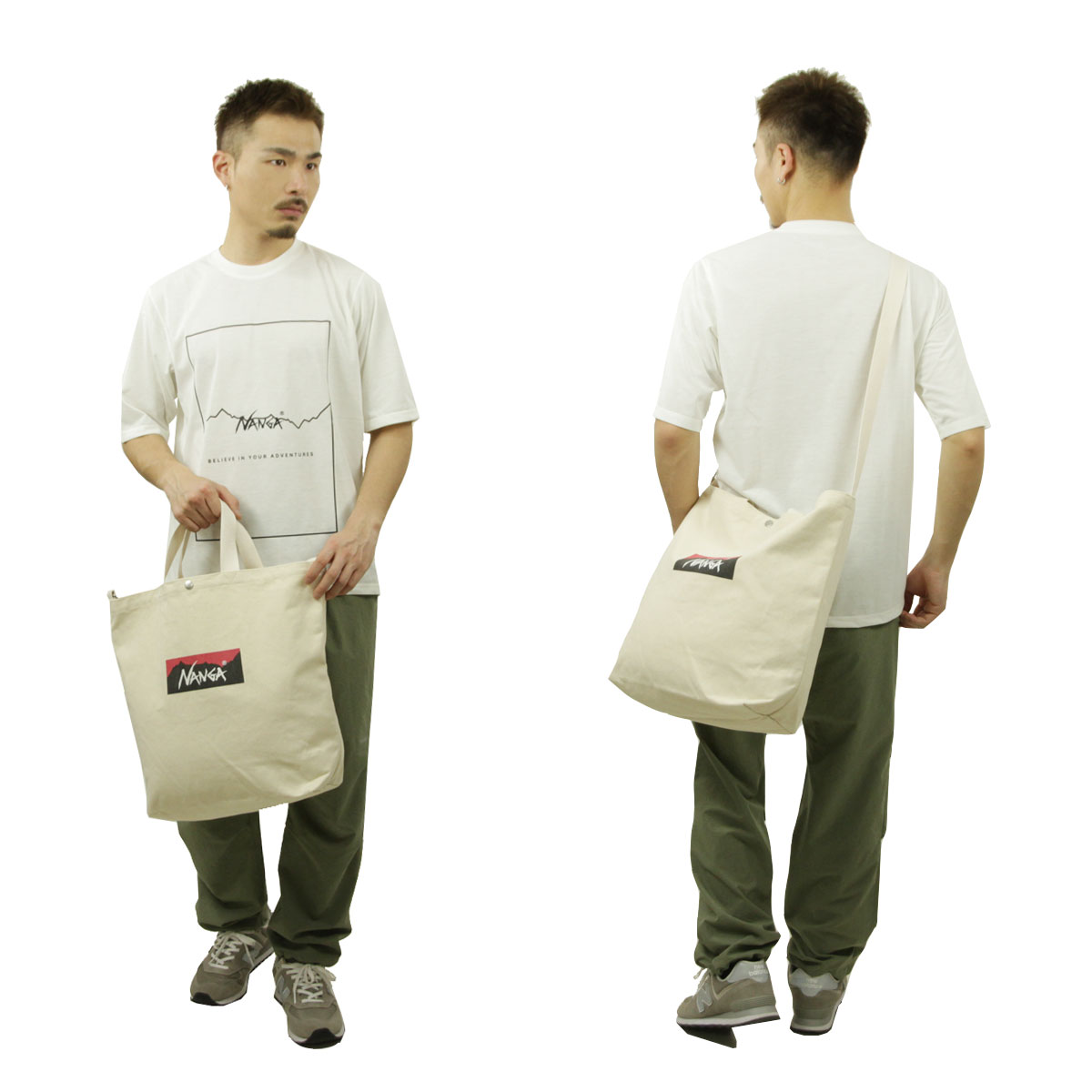NANGA（ナンガ） メンズ レディース トートバッグ 正規販売店 ロゴ 