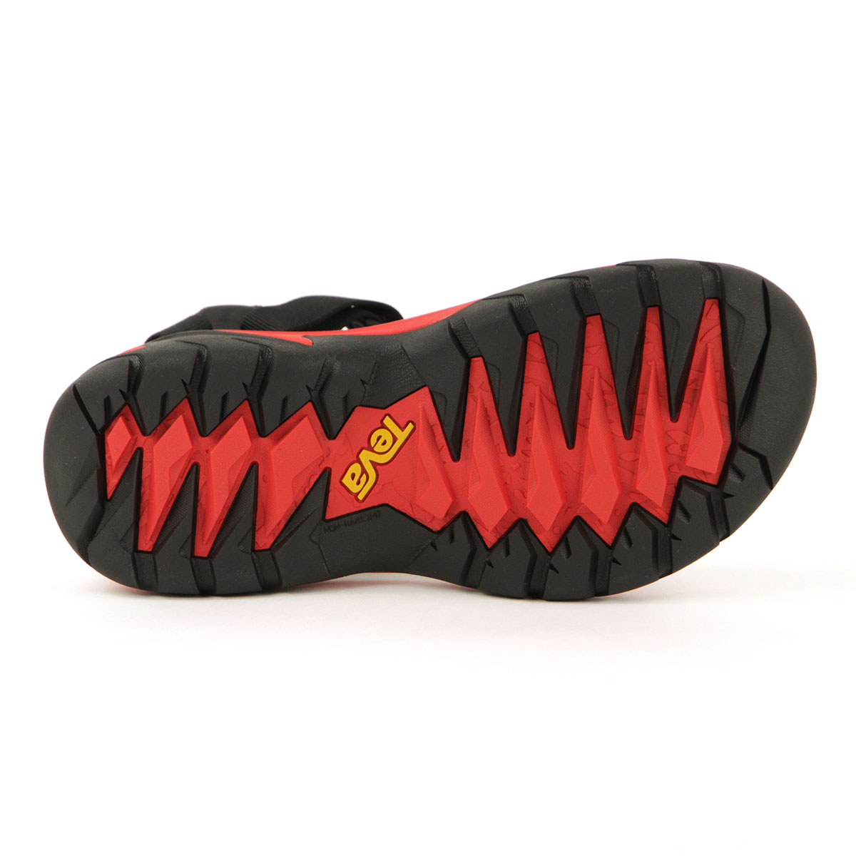 ナンガ メンズ サンダル 正規販売店 NANGA テバ コラボ アウトドア シューズ NANGA×TEVA TERA HI FIVE CA2314-1Z505 BLACK/RED