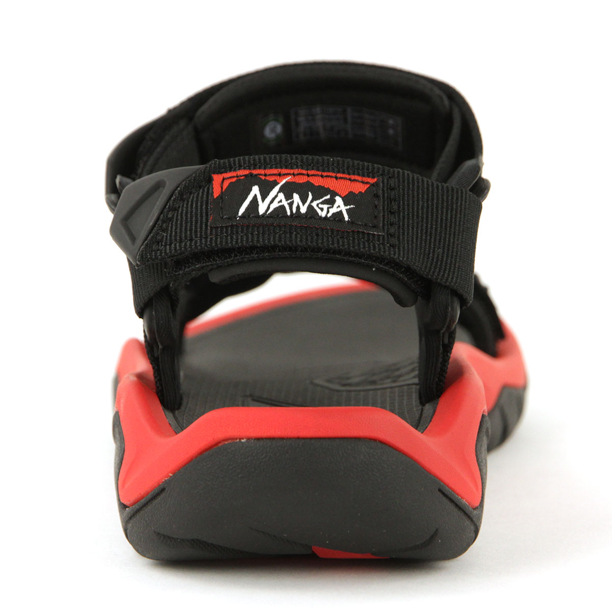 ナンガ メンズ サンダル 正規販売店 NANGA テバ コラボ アウトドア シューズ NANGA×TEVA TERA HI FIVE CA2314-1Z505 BLACK/RED