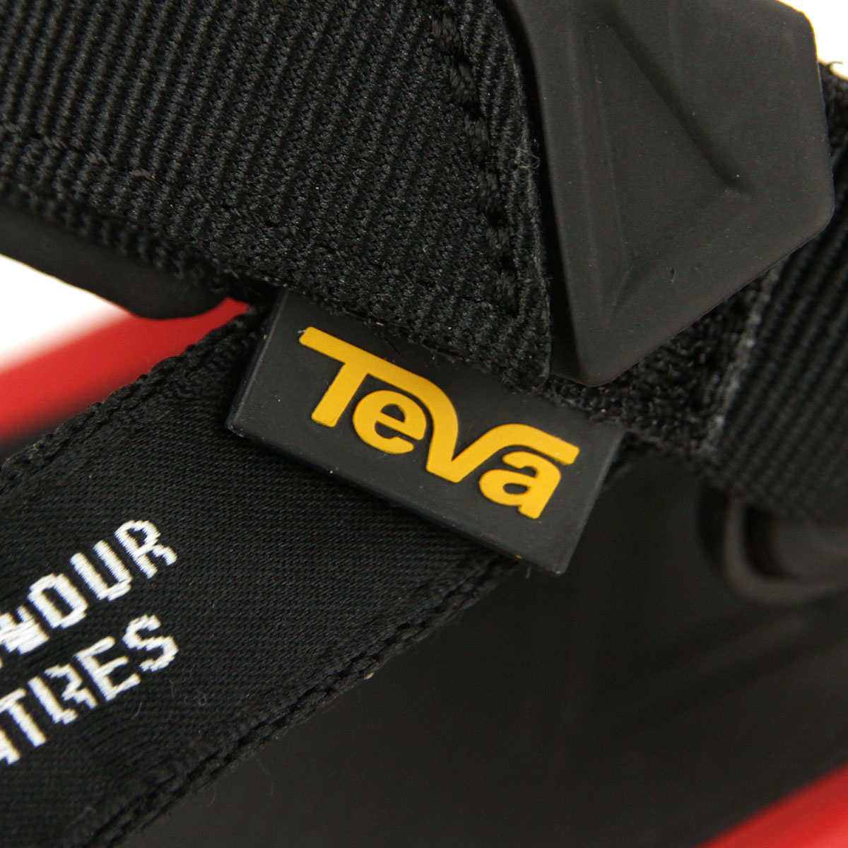 ナンガ メンズ サンダル 正規販売店 NANGA テバ コラボ アウトドア シューズ NANGA×TEVA TERA HI FIVE CA2314-1Z505 BLACK/RED
