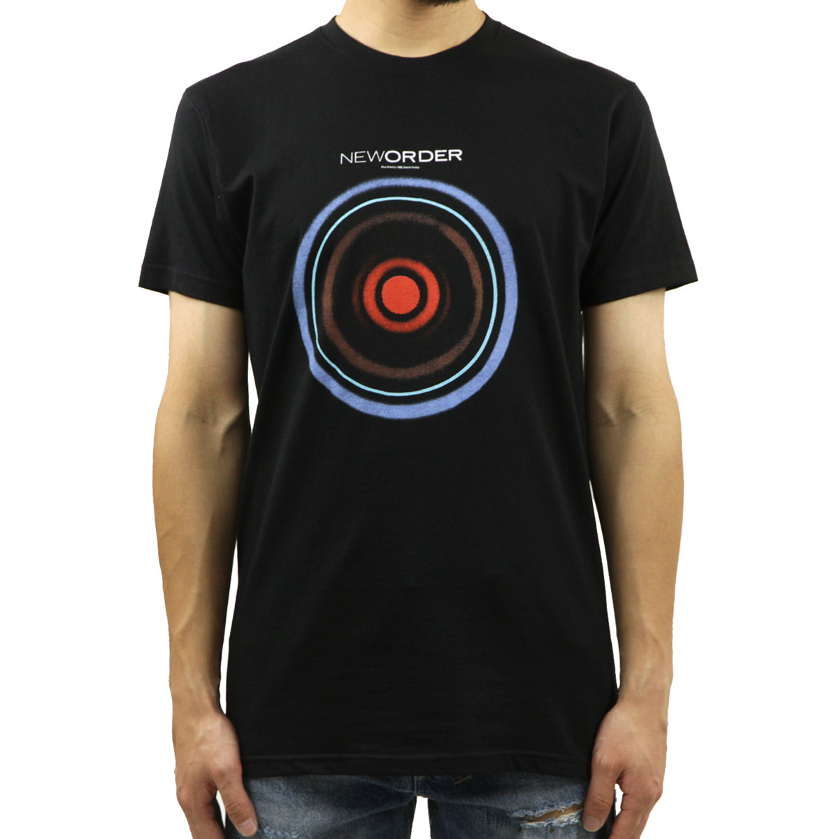 ミュージックティ メンズ バンドTシャツ 正規品 MUSIC TEE ロックTシャツ ニュー・オーダー ブルー・マンデー NEW ORDER BLUE MONDY MUSIC TEE
