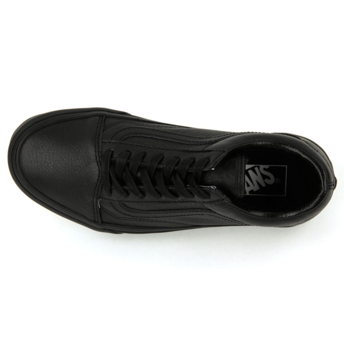 バンズ メンズ スニーカー 正規販売店 VANS オールドスクール レザー 靴 VANS OLD SKOOL (LEATHER)BLACK VN0003Z6L3A