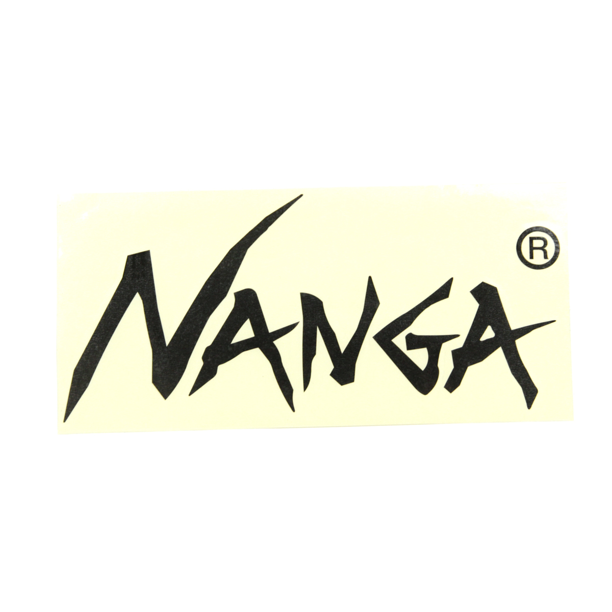 ナンガ メンズ レディース ステッカー 正規販売店 NANGA ロゴ カッティングステッカー NANGA CUTTING STICKER L NA2254-3G517 BLACK