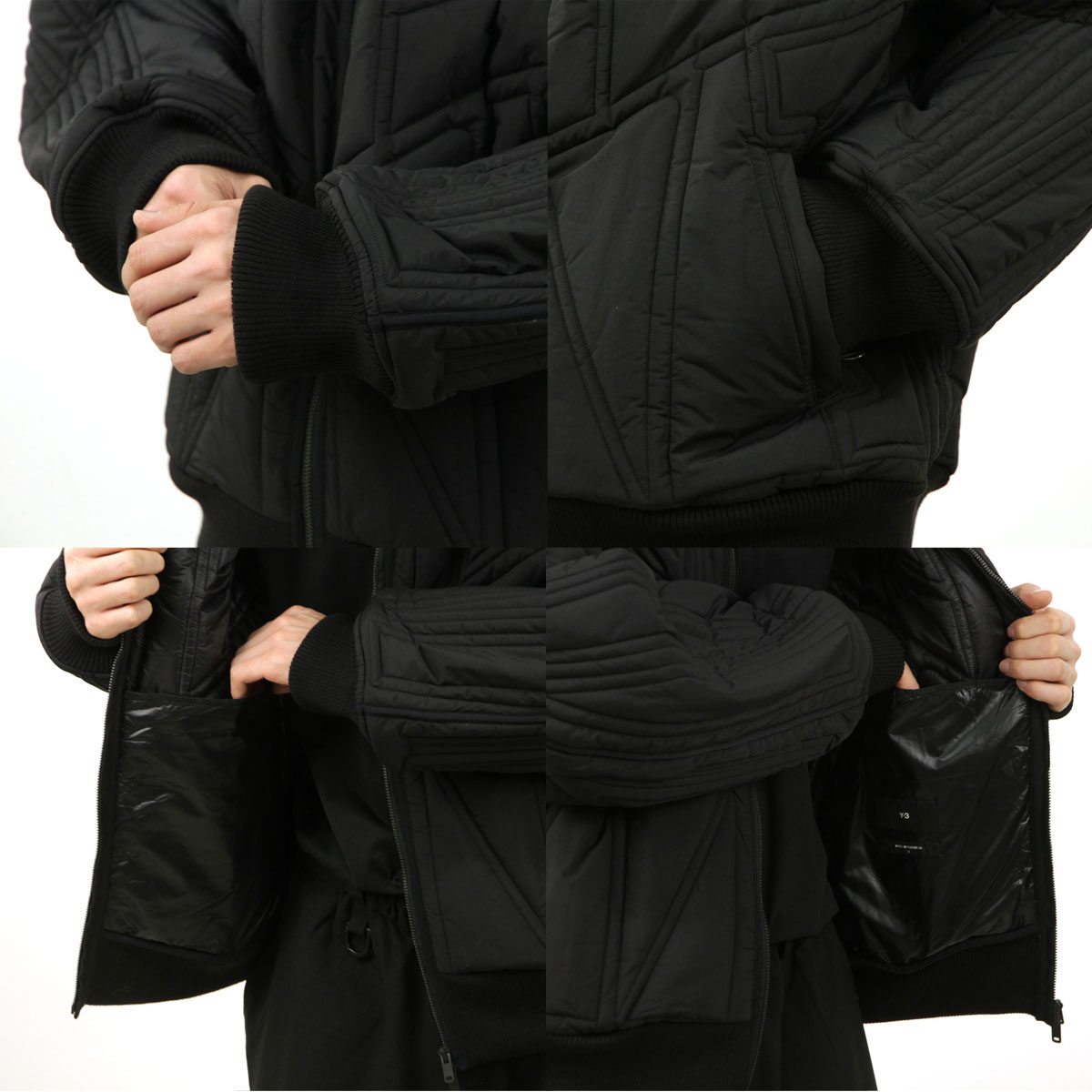 Y-3 MA-1 ボンバージャケット スタジャン スカジャン