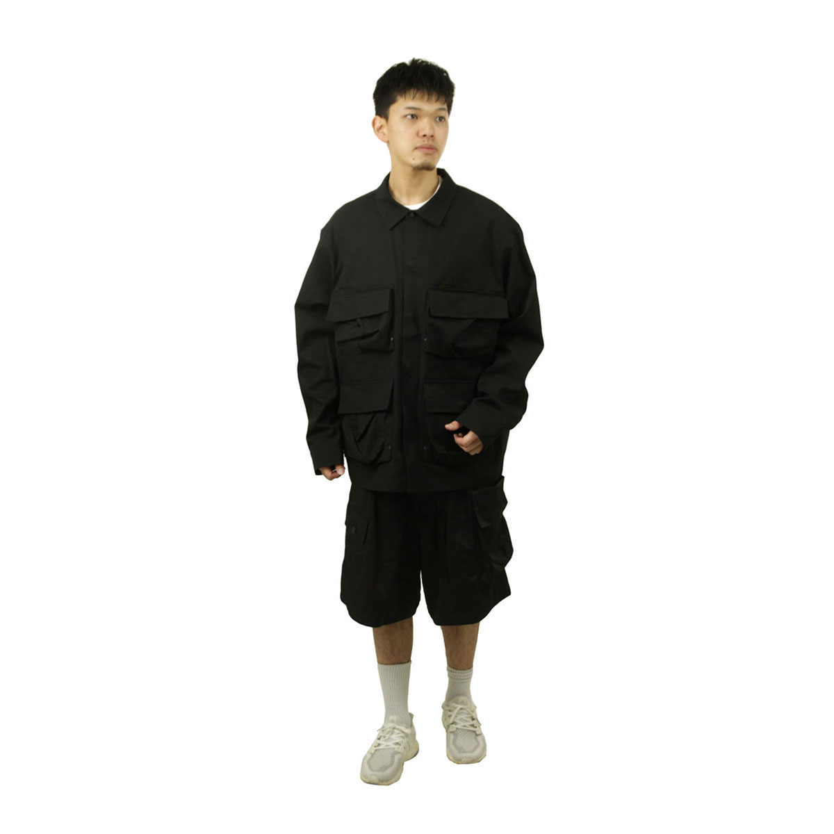 Y-3 シャツ LS PKT SHIRT IR6248 シャツジャケット Y-3 ワイスリー メンズ ワークシャツ 正規品 コットン オーバー