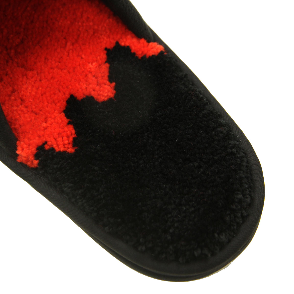 ナンガ メンズ レディース スリッパ 正規販売店 NANGA ロゴ ルームシューズ NANGA LOGO ROOM SHOSE NG2443-1Z008-A RED×BLK BLACK
