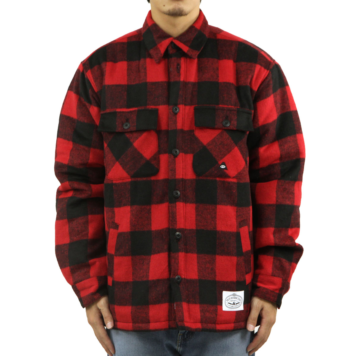 美品・希少✨45R メリノ縮絨908シャツジャケット　タータンチェック　L ROTHCO（ロスコ） シャツジャケット メンズ チェック ボア 大きい